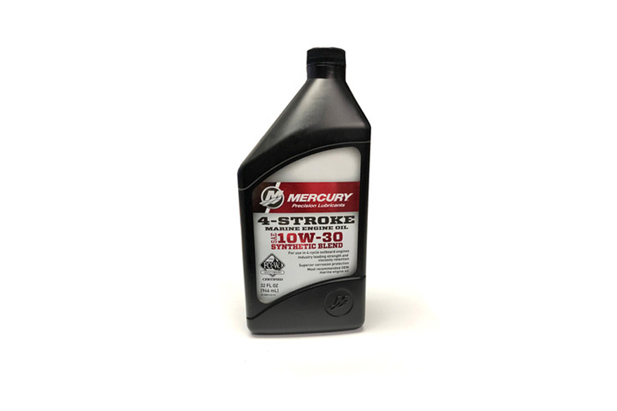 Mercury 10W-30 4-Stroke Synthetic Marine Oil 1 QT