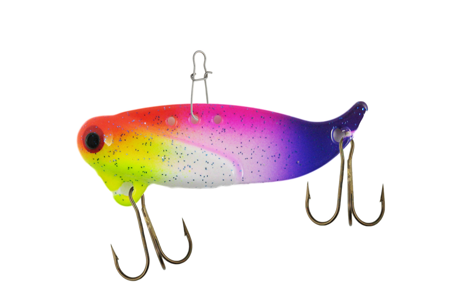 clown fishing lure Scatter Rap Minnow tuned and tank PURPLE CLOWN BRIGHT UV TUNGSTEN