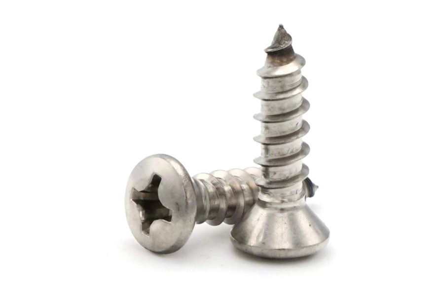 Seachoice Phillips Tapping Oval Head Screws #8x2in