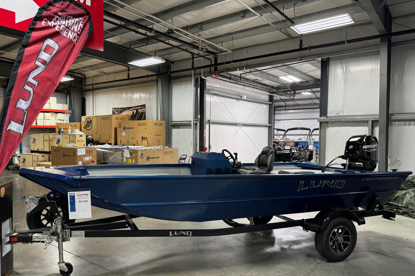 Lund   2025 Predator 1760 SS with Mercury 60 ELPT and Trailer