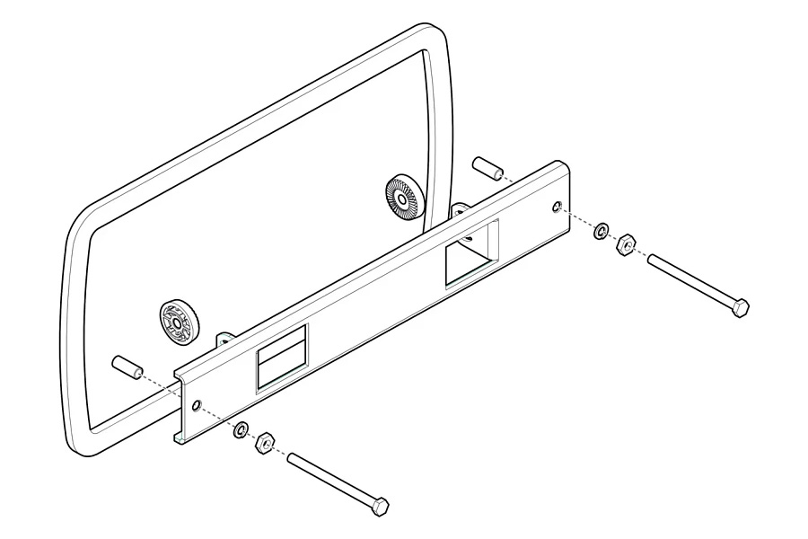 Humminbird In-Dash Mounting Kit - HELIX 7