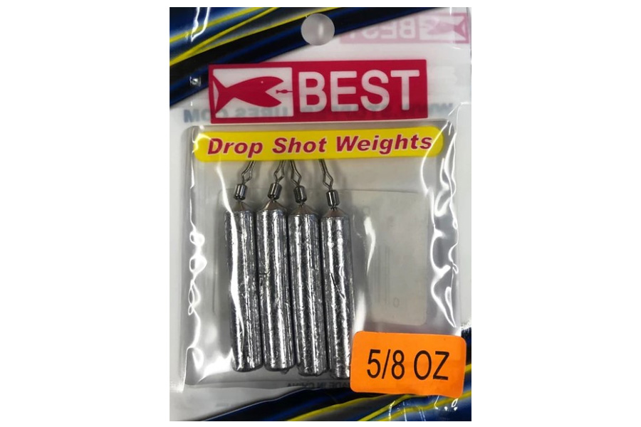 K And E Best Drop Shot Weights Long 5/8 Oz
