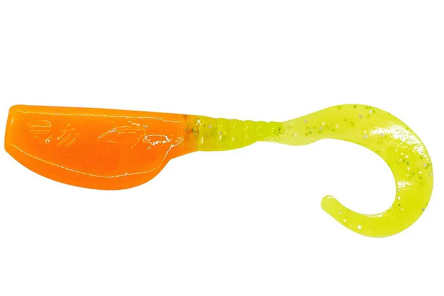 Crappie Magnet Slab Curly 12 Pack Candy Corn Flash