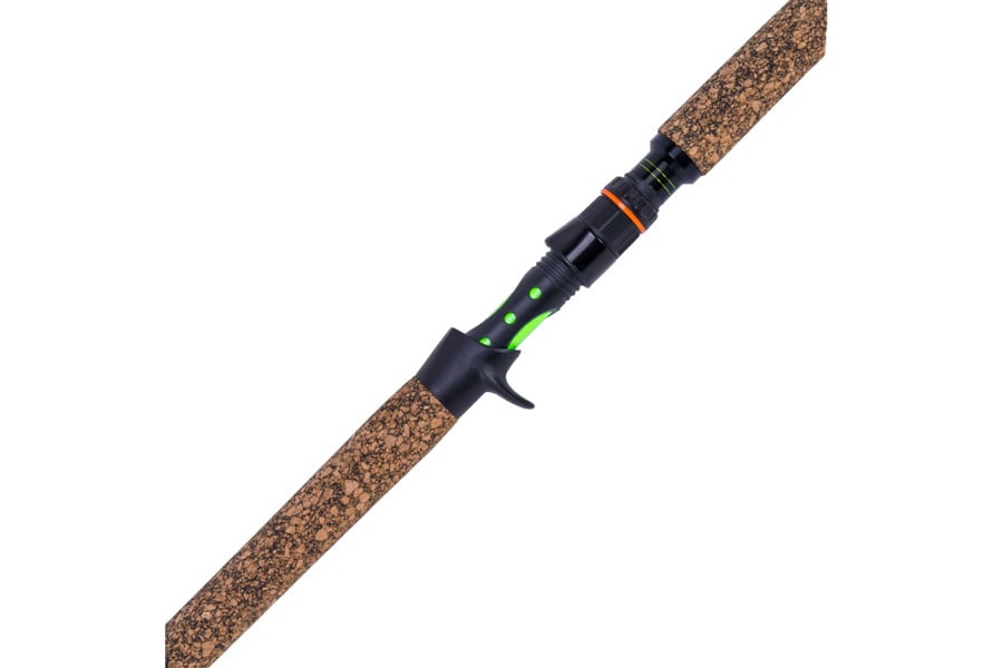 Whisker Seeker GFX V2 7 Foot 6 Inch 2 Piece Medium Heavy Casting Rod Green