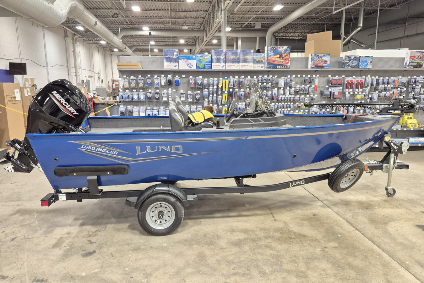 Lund 2026 1650 Angler SS with Mercury 50 ELPT Engine