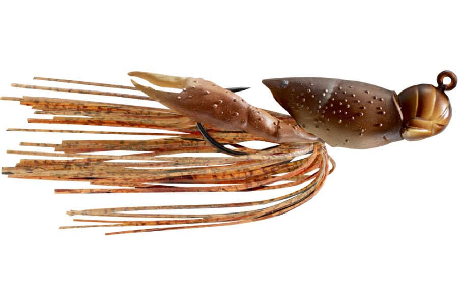Live Target Crawfish Hollow Body 1/2 oz Jig in Natural/Brown