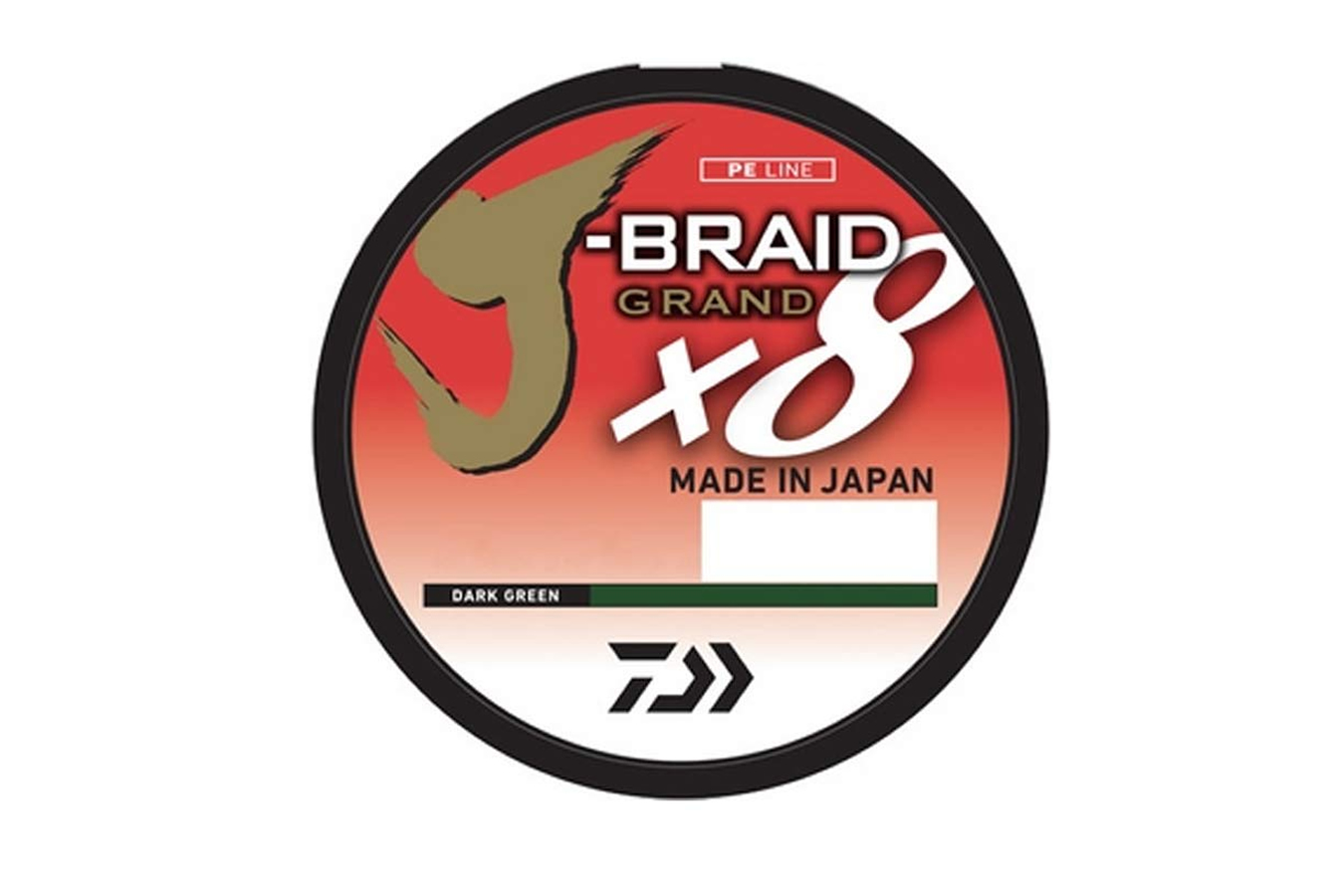 Daiwa J Braid Grand 8X 30LB Dark Green 150 Yards