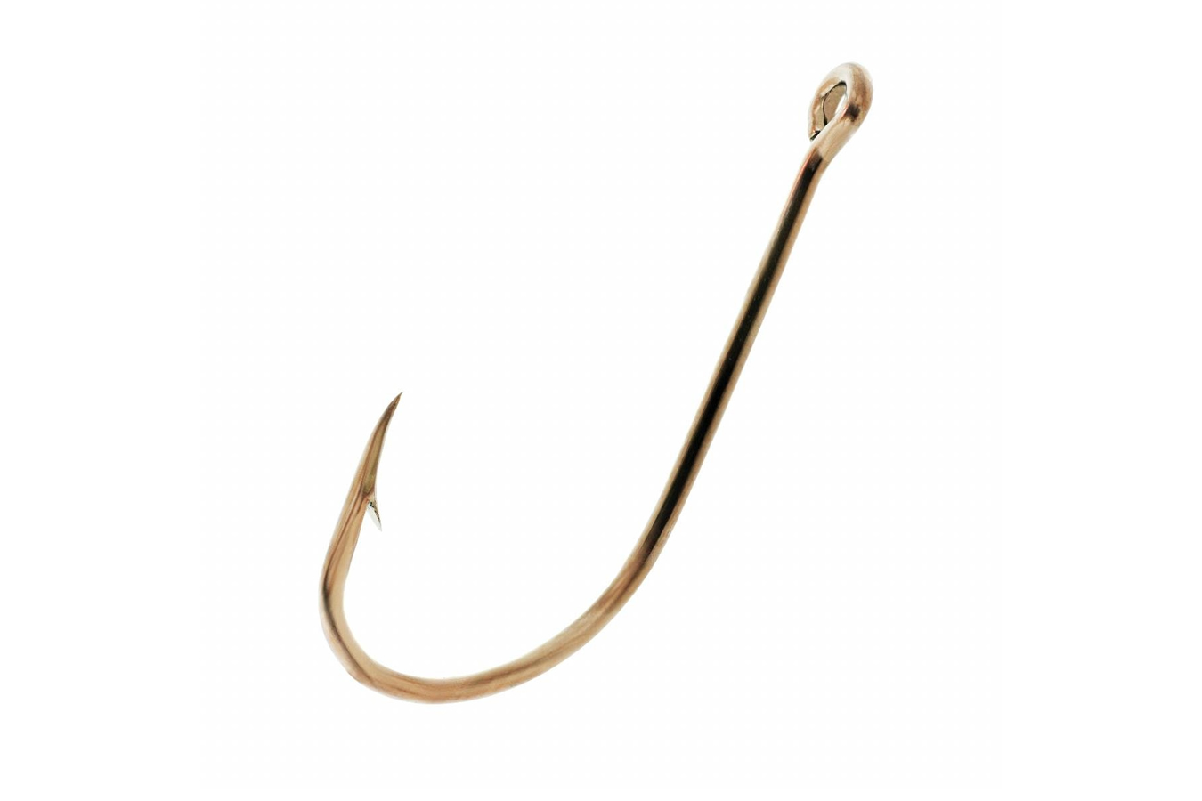 Eagle Claw Plain Shank Offset Size 8- 50 Pack