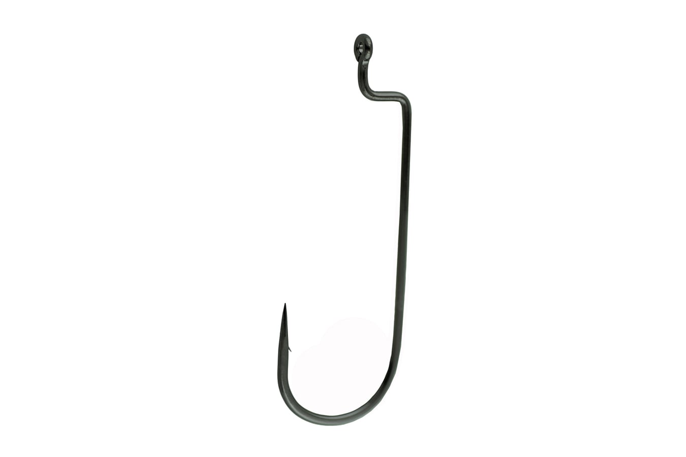 Gamakatsu Worm Hook Offset Shank Round NS Black Size 5/0