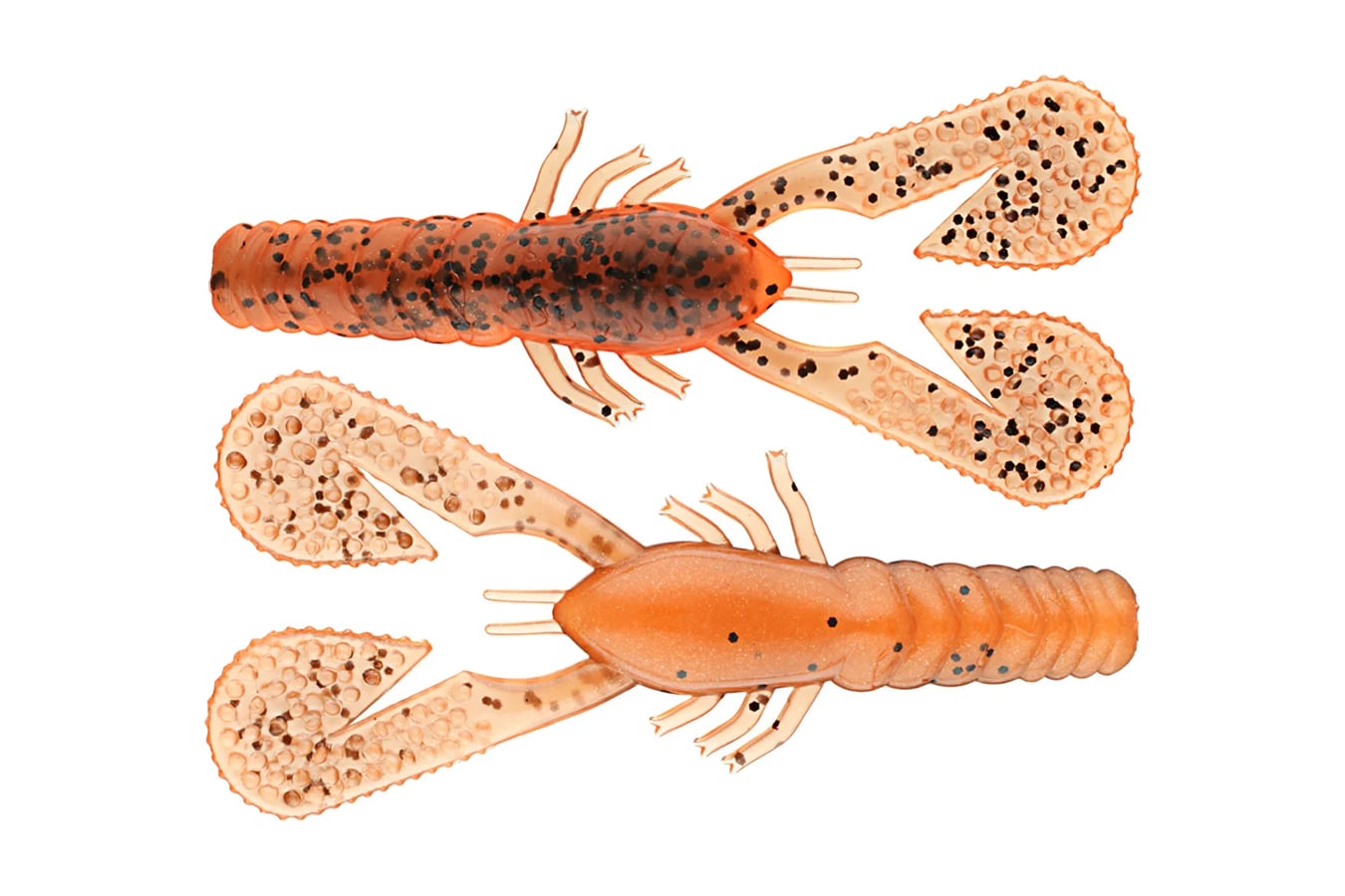 Z Man Fishing Products 4 Turbo Crawz- Green Pumpkin/Orange