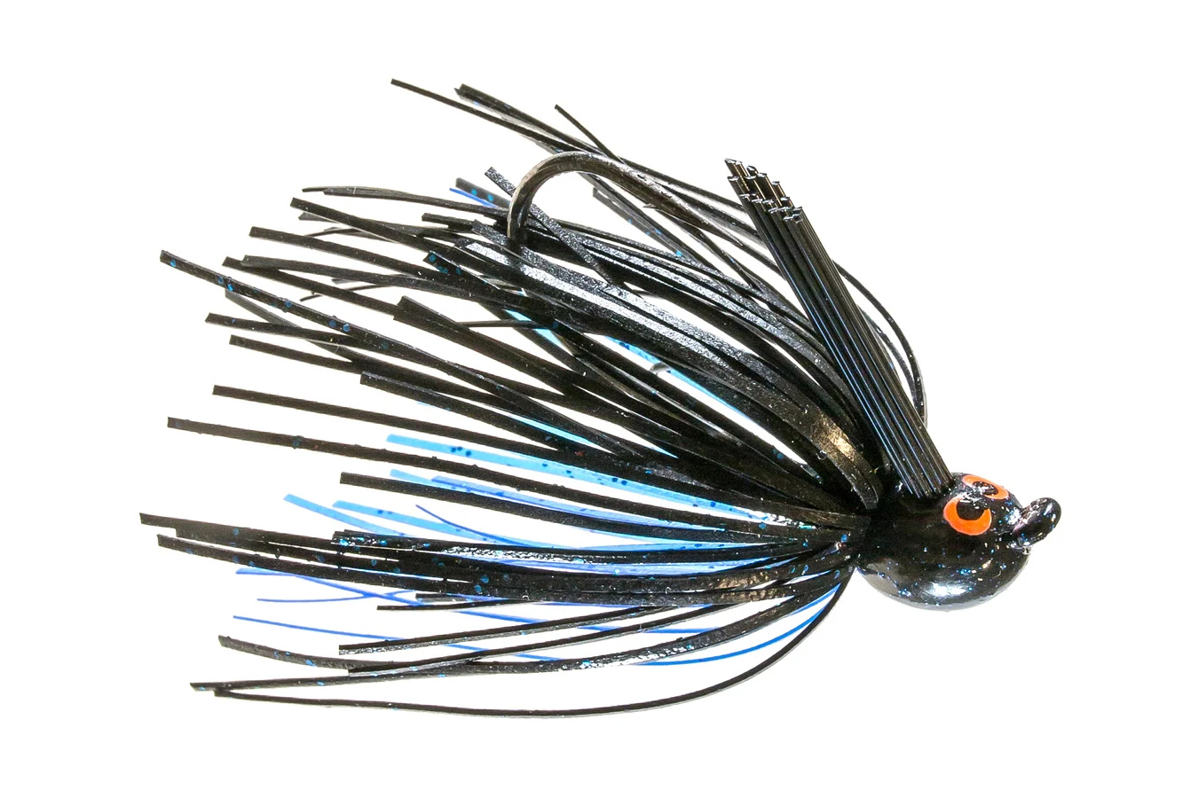 Z Man Fishing Products Crosseyez Finesse Jig 1/4oz- Black/ Blue